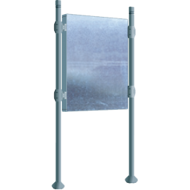 Panell d'anunci lliure s/rètol d'alç 1225 x 870 mm